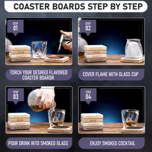 Cocktail Smoking Coaster Set